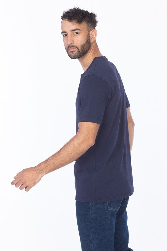 HENLEY SHORT SLEEVE T-SHIRT