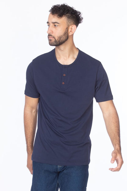 HENLEY SHORT SLEEVE T-SHIRT