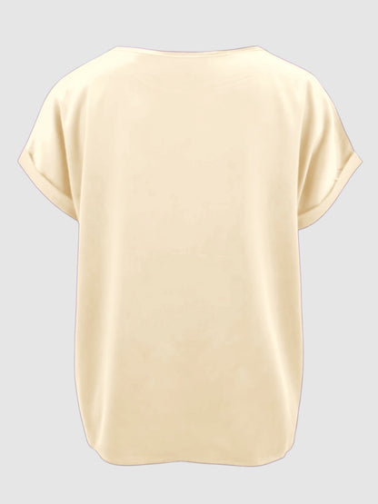 Round Neck Short Sleeve T-Shirt