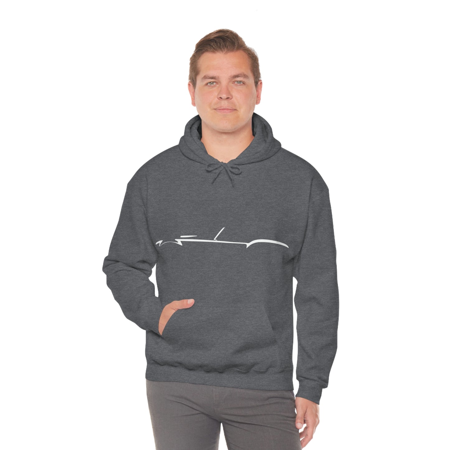 Heavy Blend™ Hooded Sweatshirt - Shelby Cobra Silhouette