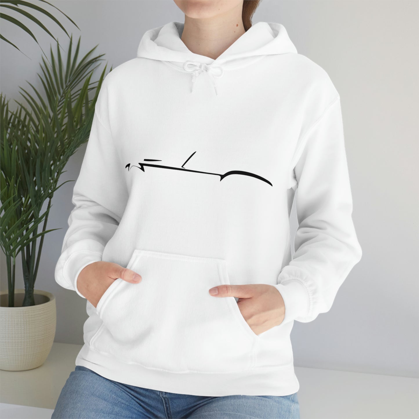 Heavy Blend™ Hooded Sweatshirt - Shelby Cobra Silhouette