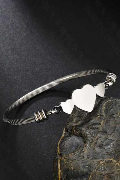 Heart Stainless Steel Bracelet