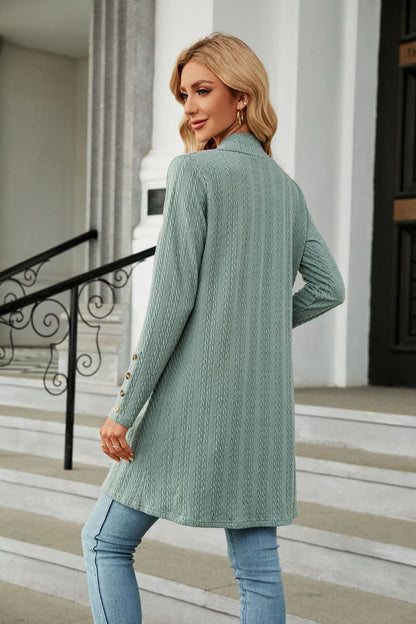 Long Sleeve Open Front Cardigan