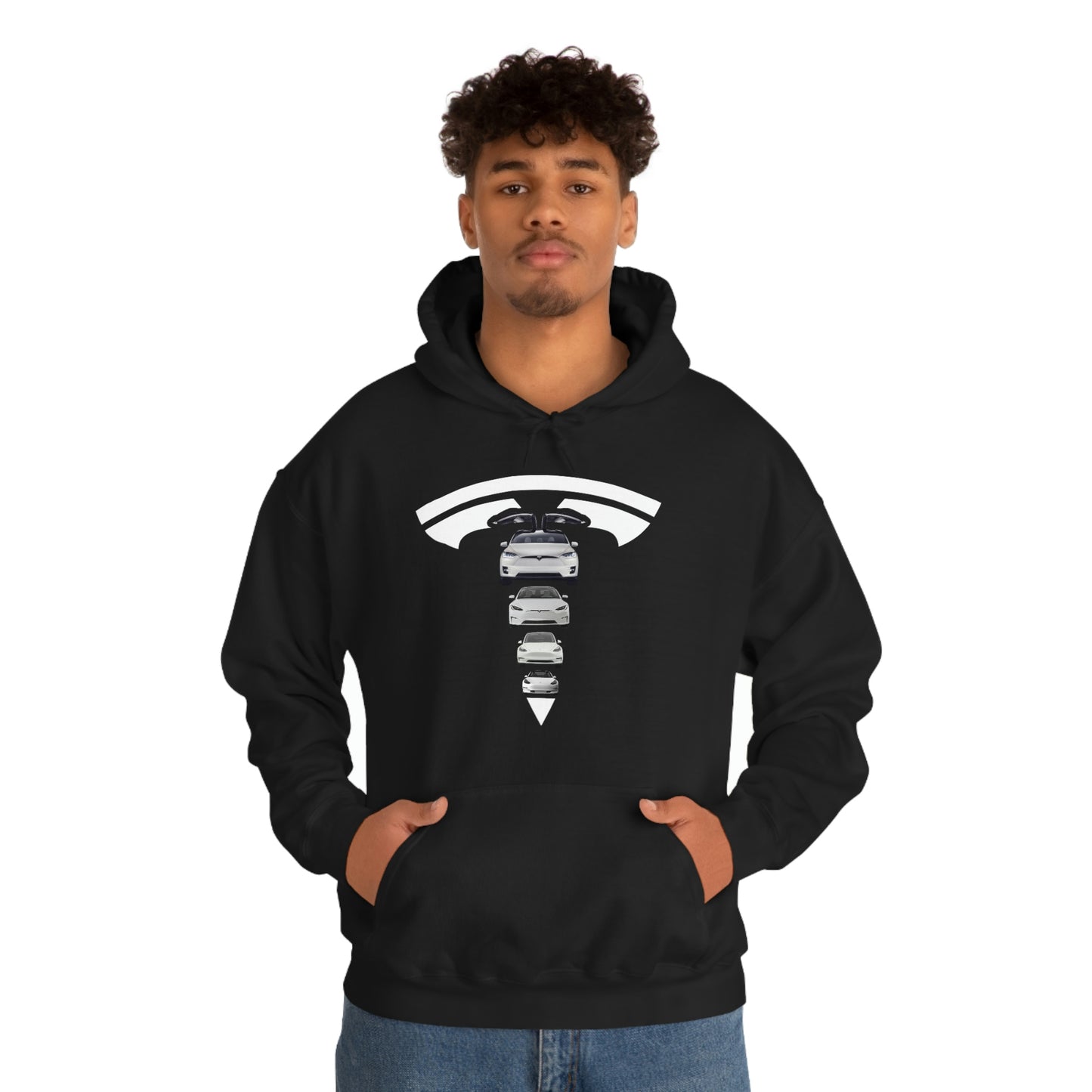 Maddison Apparel - Hoodie - Tesla Model S 3 X Y Sweatshirt Car Owner