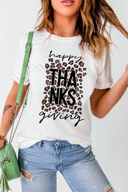 HAPPY THANKSGIVING Graphic T-Shirt