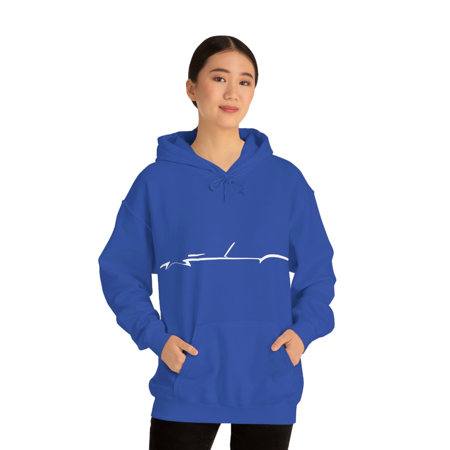 Heavy Blend™ Hooded Sweatshirt - Shelby Cobra Silhouette