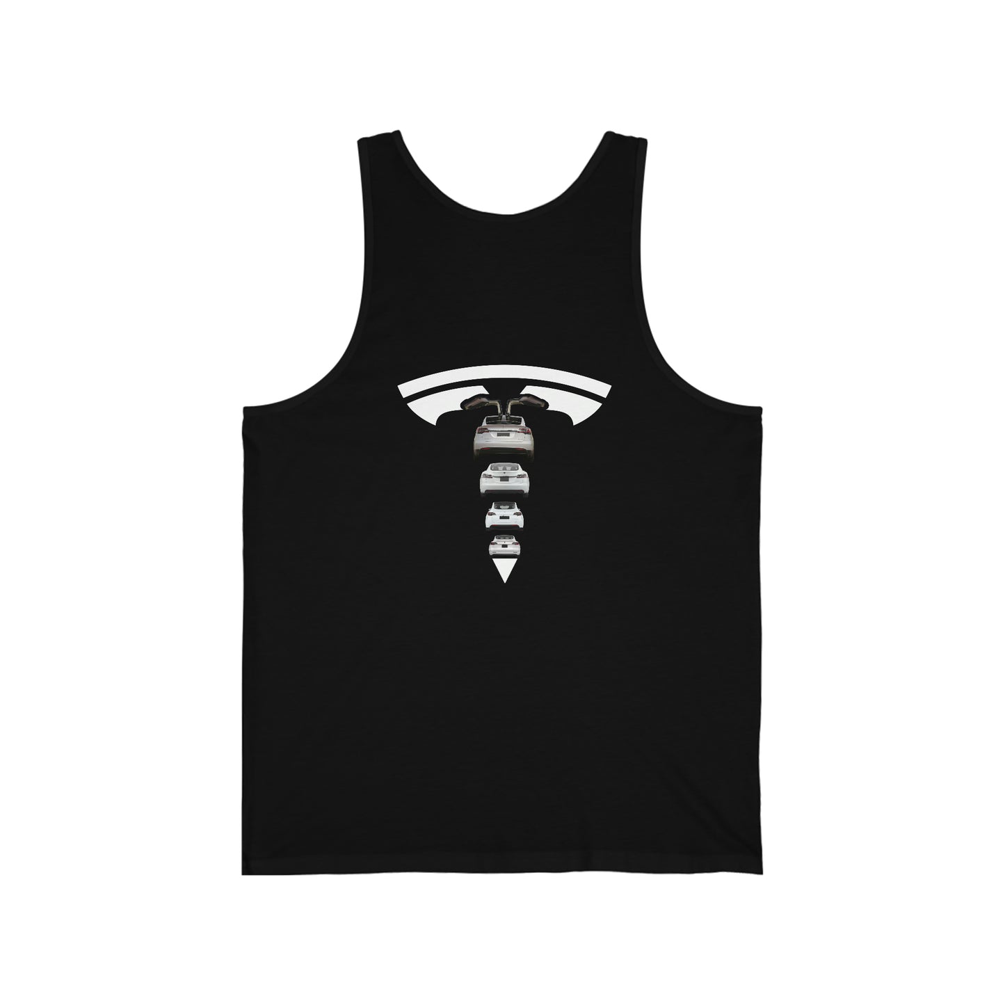 Jersey Tank Top - Tesla - Models S 3 X Y - Gym Workout Shirt