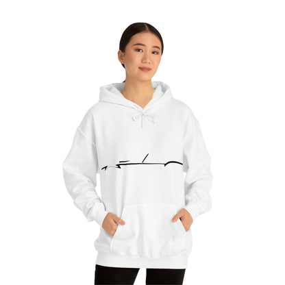 Heavy Blend™ Hooded Sweatshirt - Shelby Cobra Silhouette