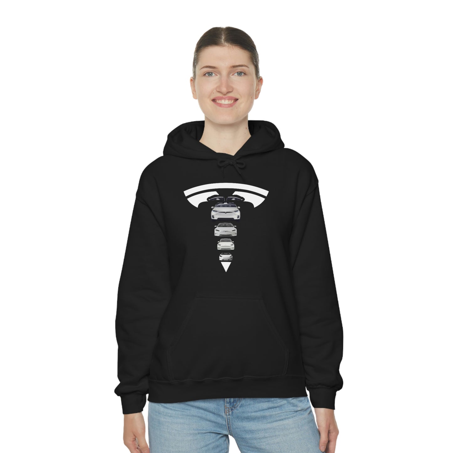 Maddison Apparel - Hoodie - Tesla Model S 3 X Y Sweatshirt Car Owner