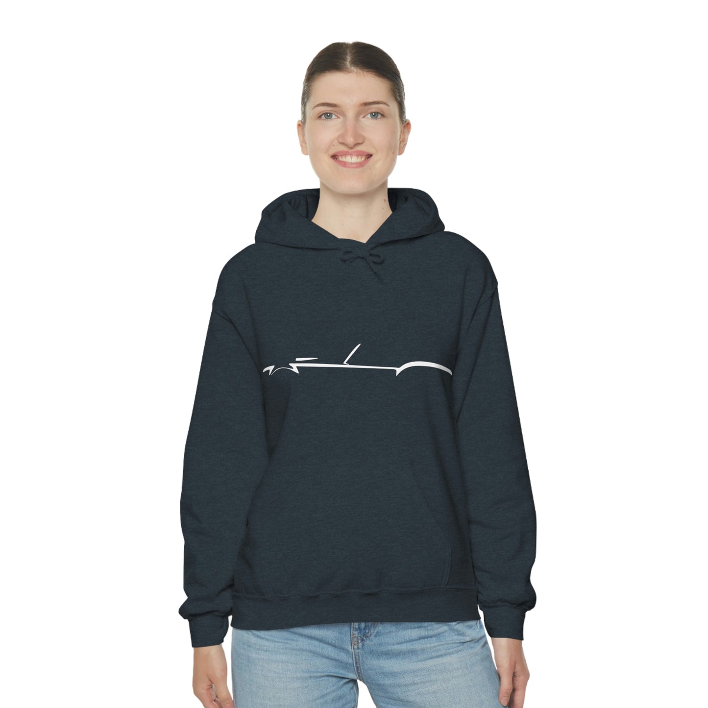 Heavy Blend™ Hooded Sweatshirt - Shelby Cobra Silhouette