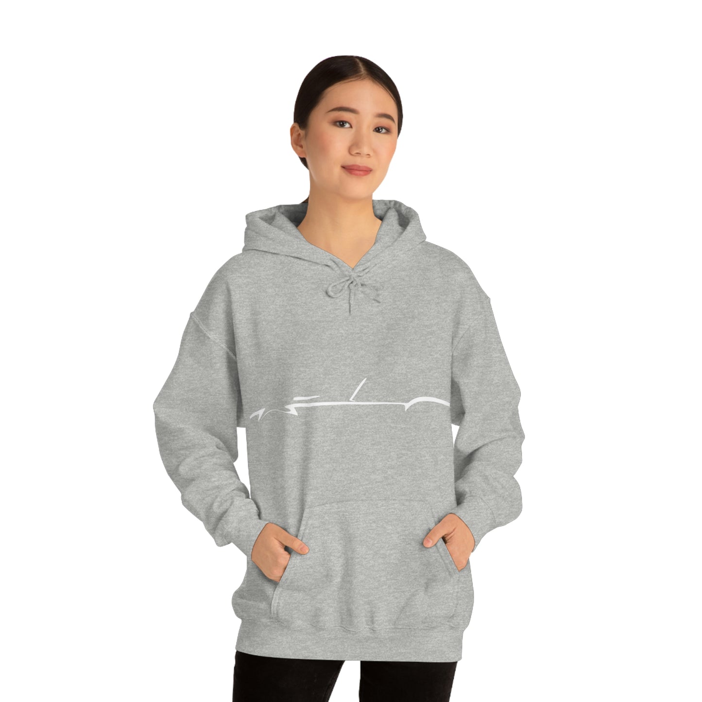 Heavy Blend™ Hooded Sweatshirt - Shelby Cobra Silhouette