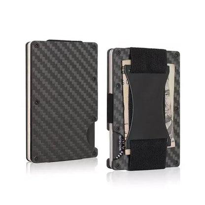 Minimalist Men Slim Wallet-Rfid Shielded