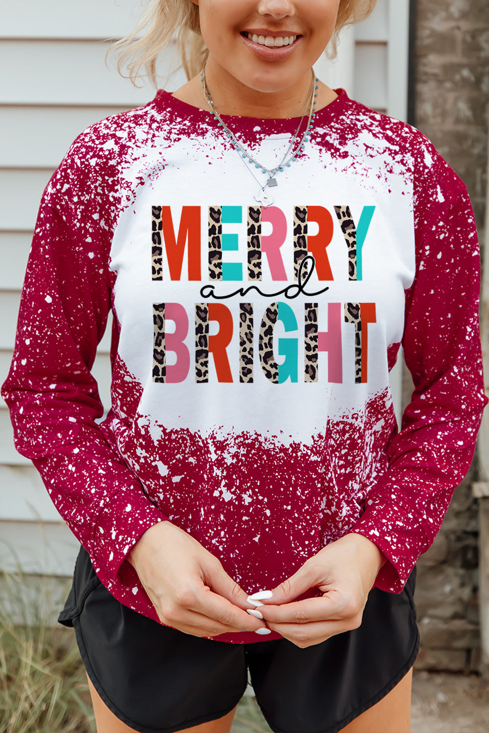 MERRY AND BRIGHT Graphic T-Shirt