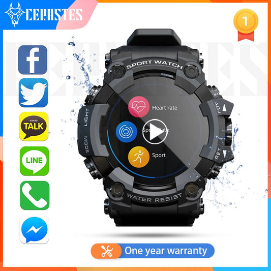 Full Touch Screen Fitness Tracker Smart Watch Men Heart Rate Monitor Blood Pressure Smartwatch For Android or IOS