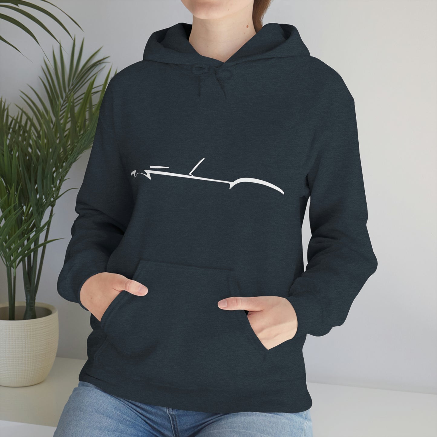 Heavy Blend™ Hooded Sweatshirt - Shelby Cobra Silhouette