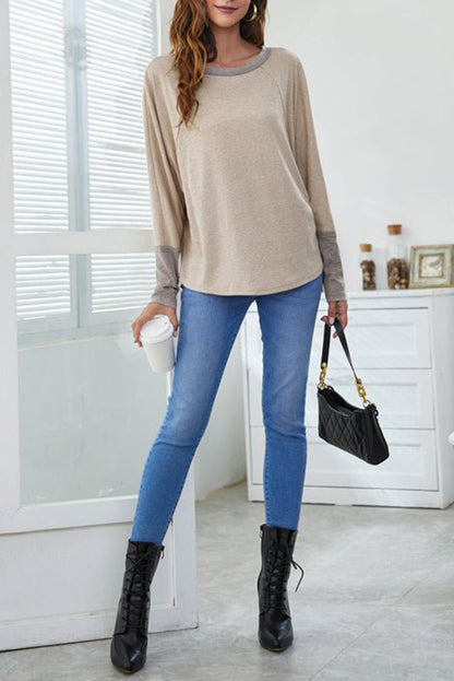 Round Neck Long Sleeve T-Shirt