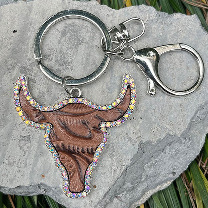 Bull Shape Key Chain