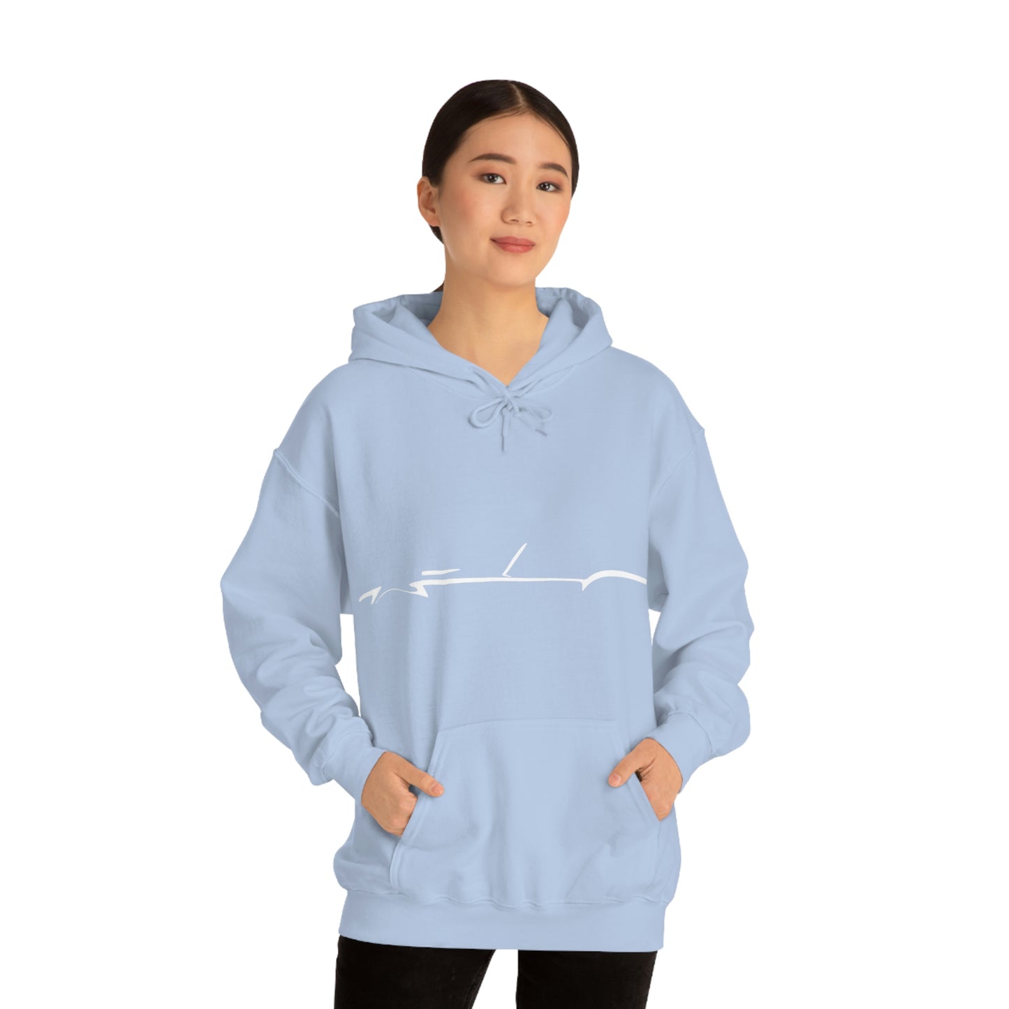 Heavy Blend™ Hooded Sweatshirt - Shelby Cobra Silhouette