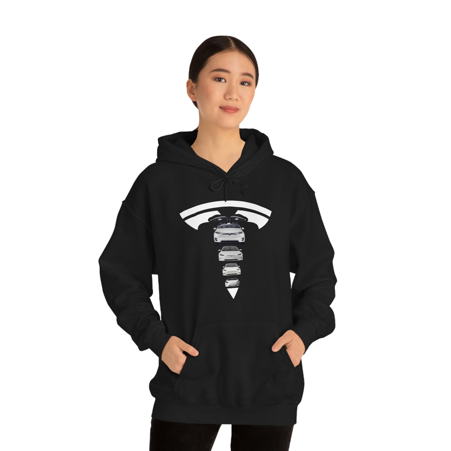 Maddison Apparel - Hoodie - Tesla Model S 3 X Y Sweatshirt Car Owner