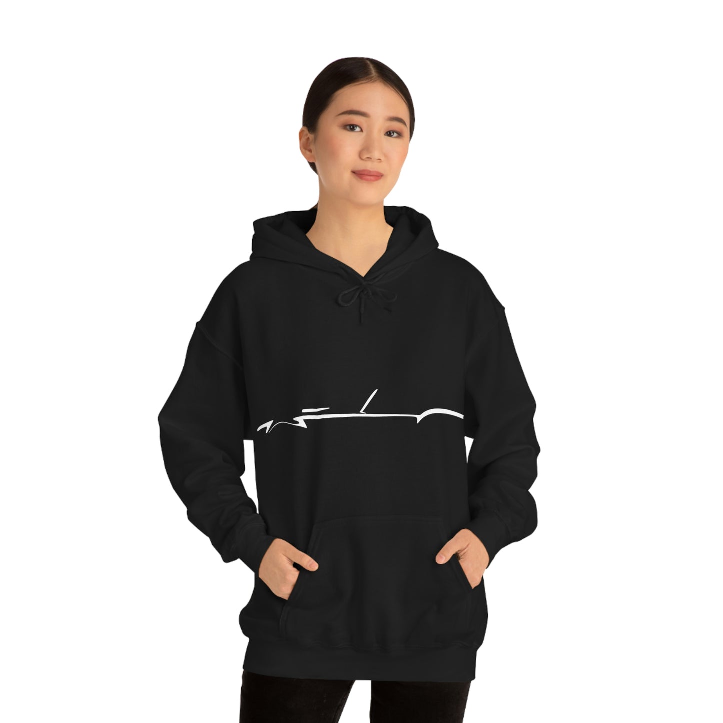 Heavy Blend™ Hooded Sweatshirt - Shelby Cobra Silhouette