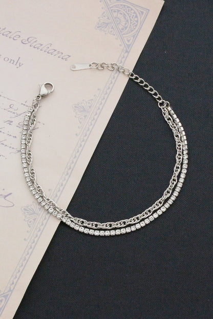 Double-Layered Stainless Steel Bracelet