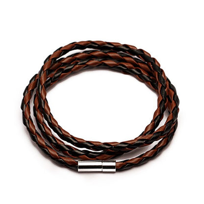 Colorful Fashion PU Braided Leather Bracelet