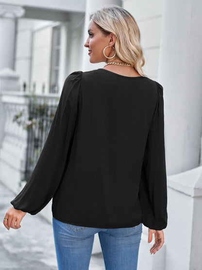 Square Neck Puff Sleeve Top