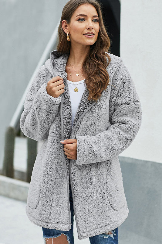 Hooded Teddy Coat