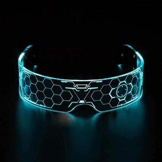 Futuristic LED Luminous Glasses