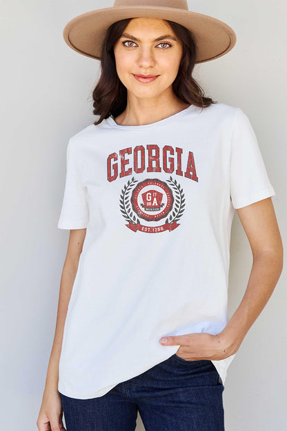 Simply Love Full Size GEORGIA Graphic T-Shirt